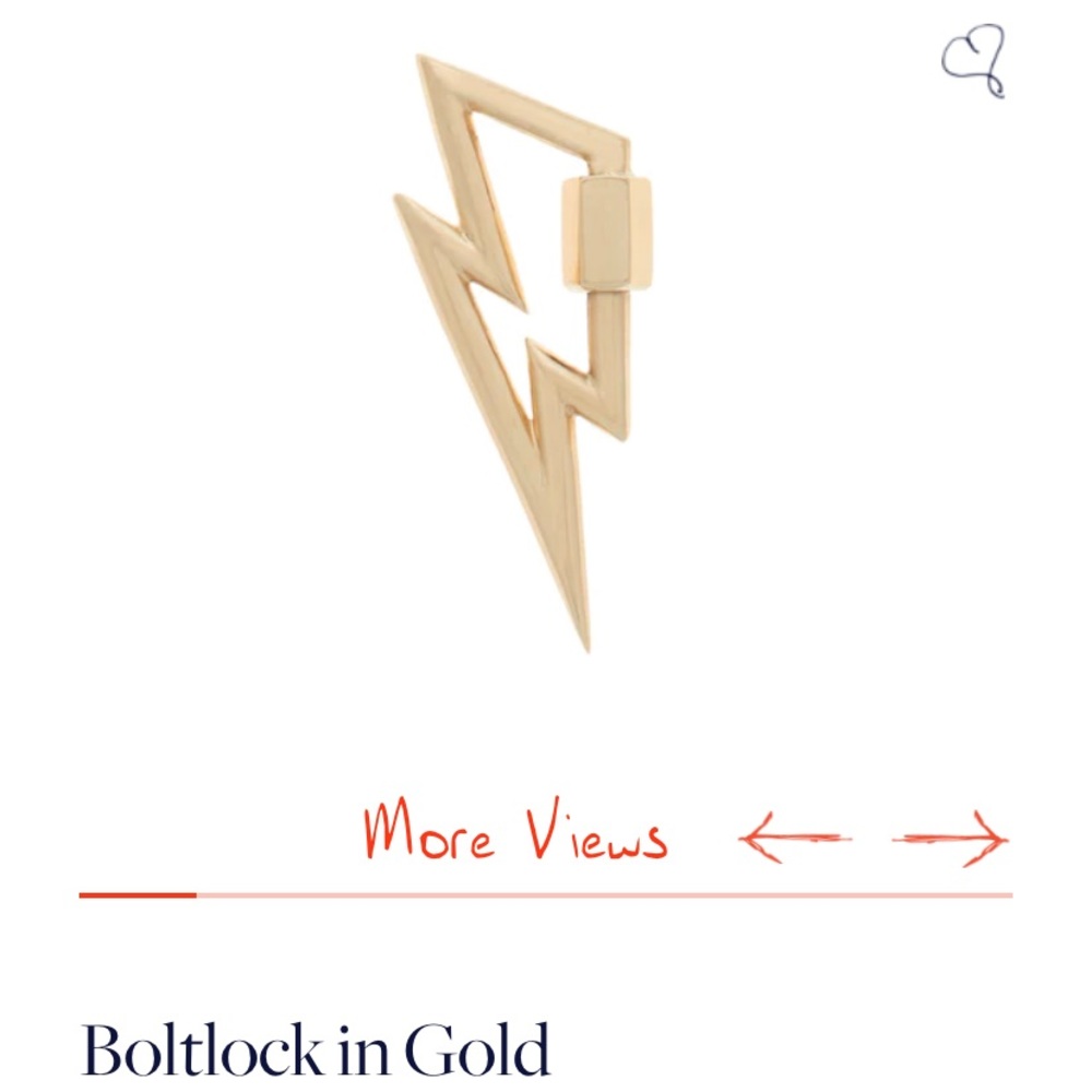MARLA AARON Boltlock in Gold